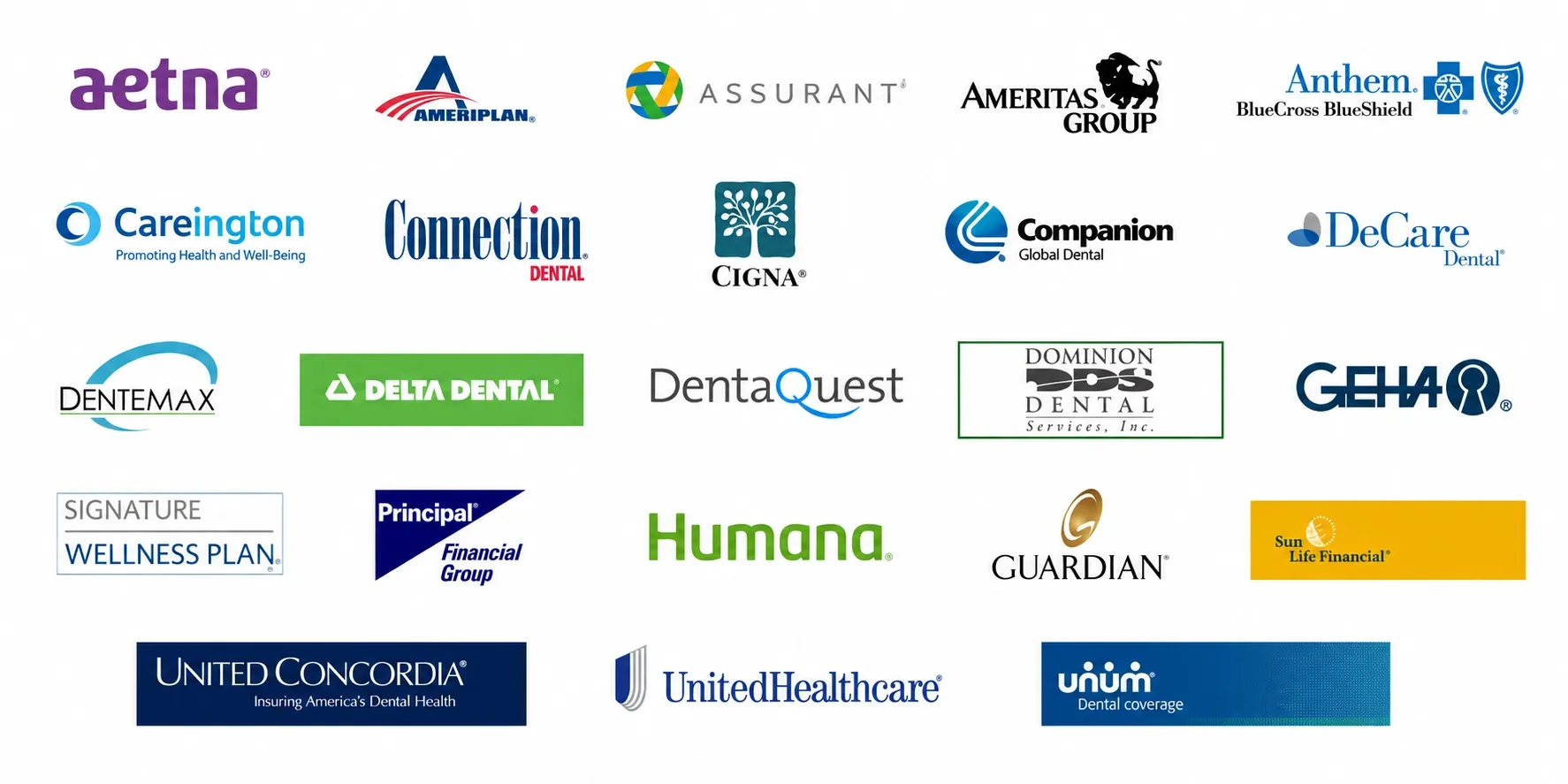 Accepted Dental Insurance Plans